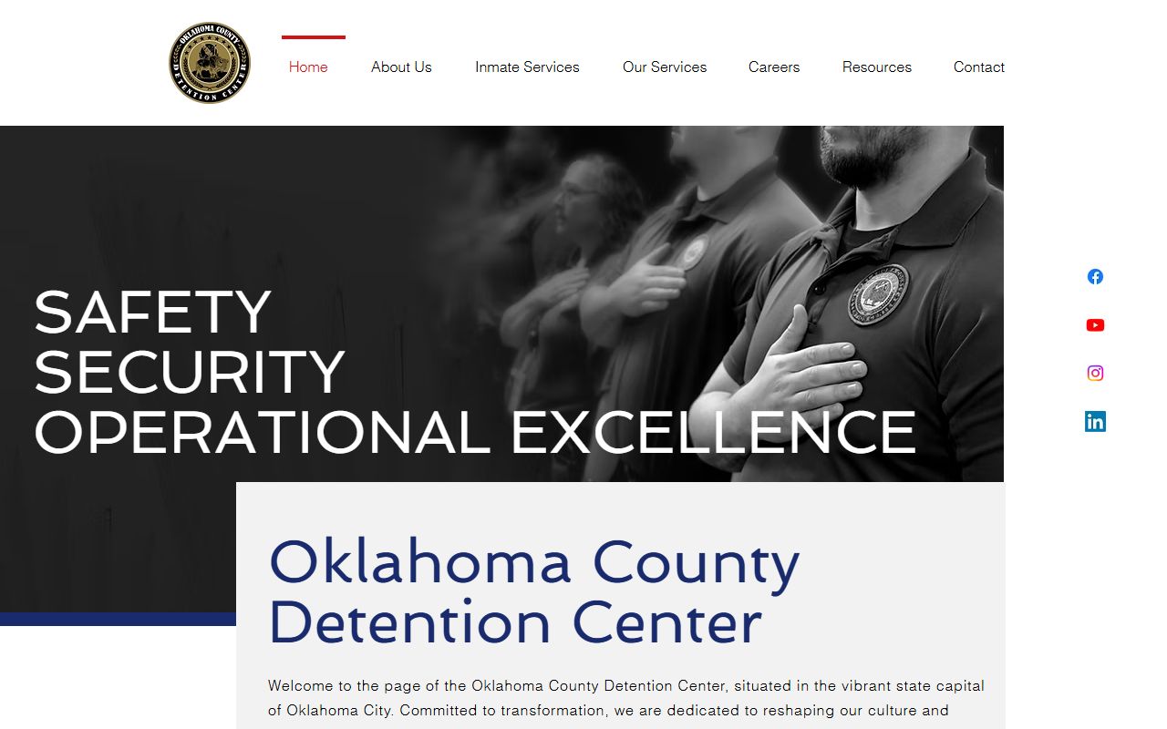 Oklahoma County Detention Center inmate search for criminal records