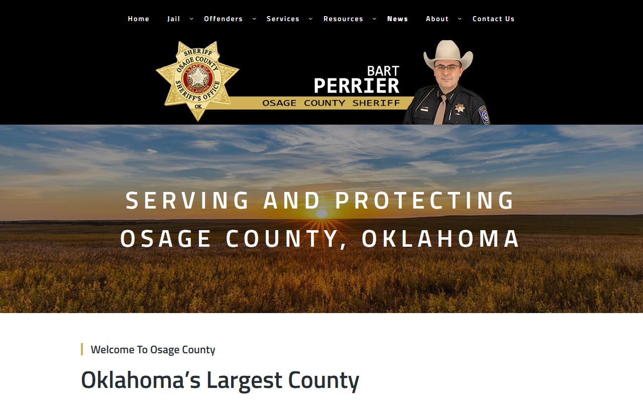 Osage County Sheriff's Office criminal records