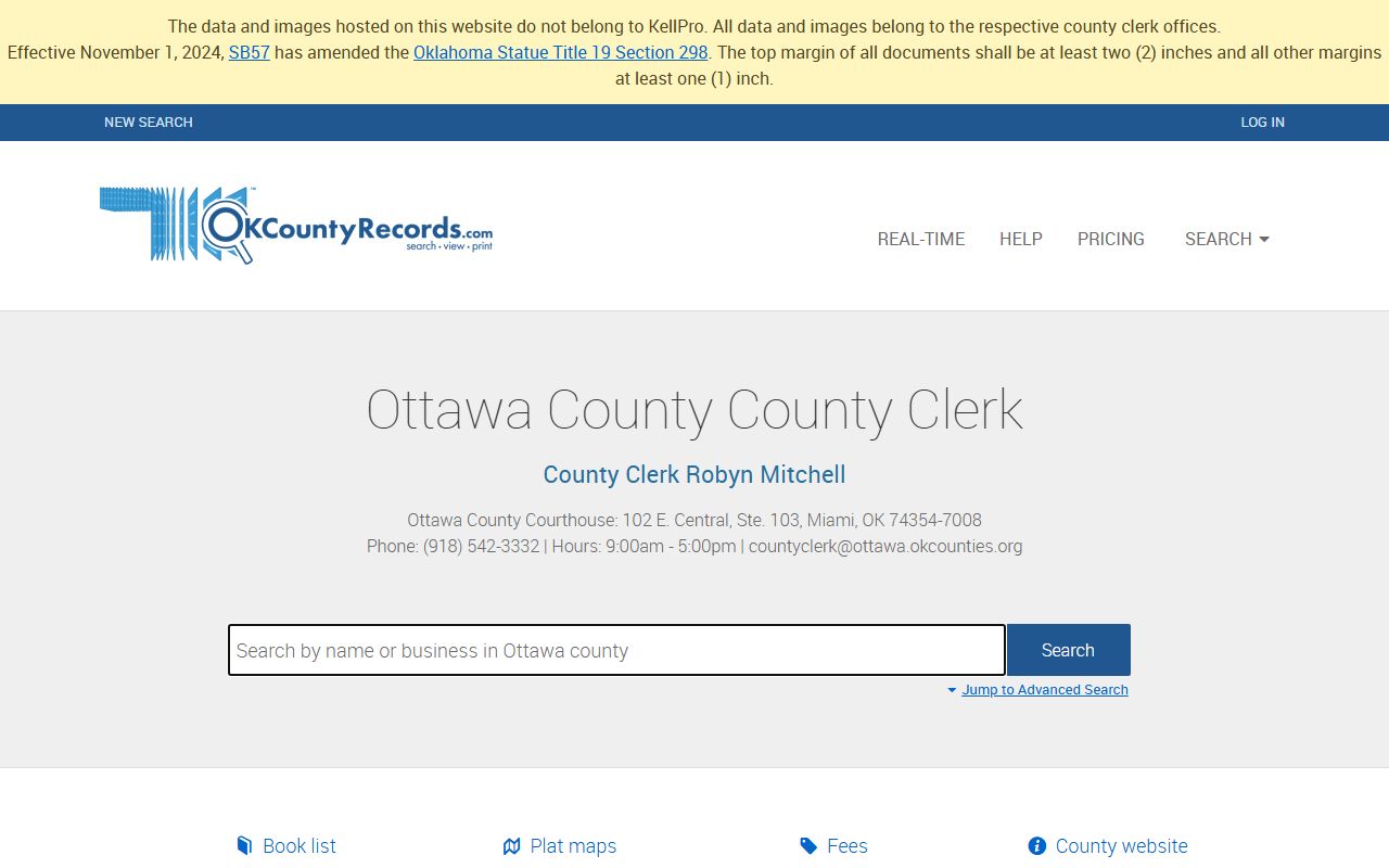 Ottawa County land records search for criminal records research